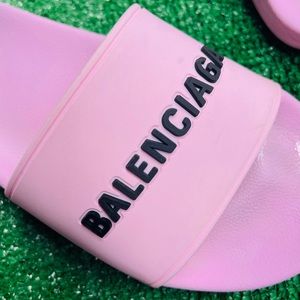 Balenciaga Pool Slides Pink Size 8
